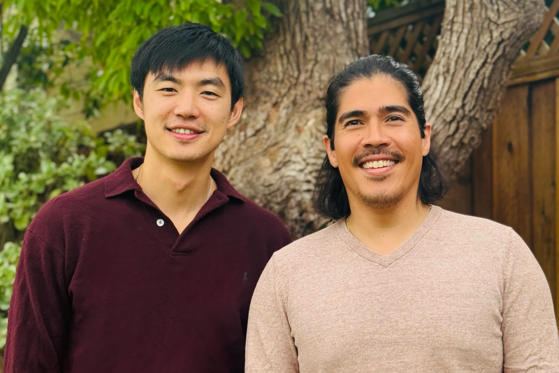 AegisAI co-founders Ryan Luo (Left) and Cy Khormaee (Right)